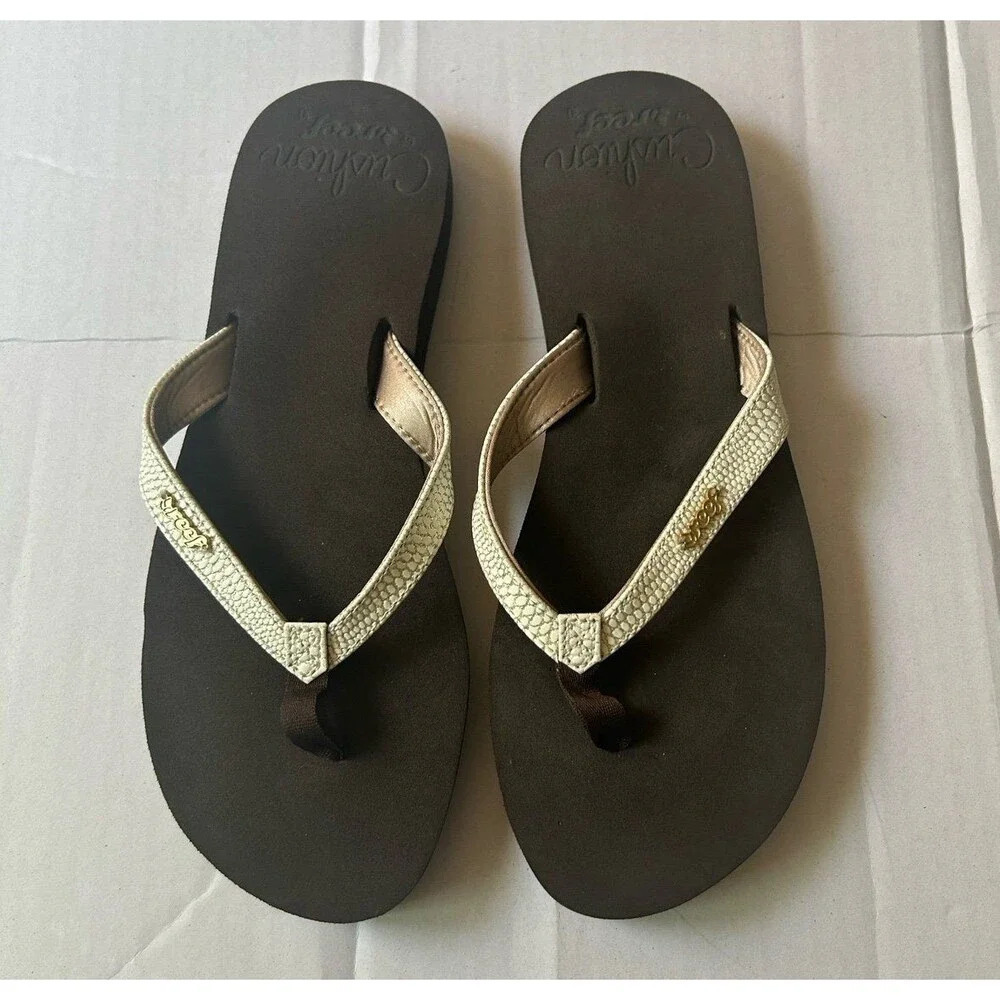 Reef Star Cushion Sassy sandals flip flop women’s size 10